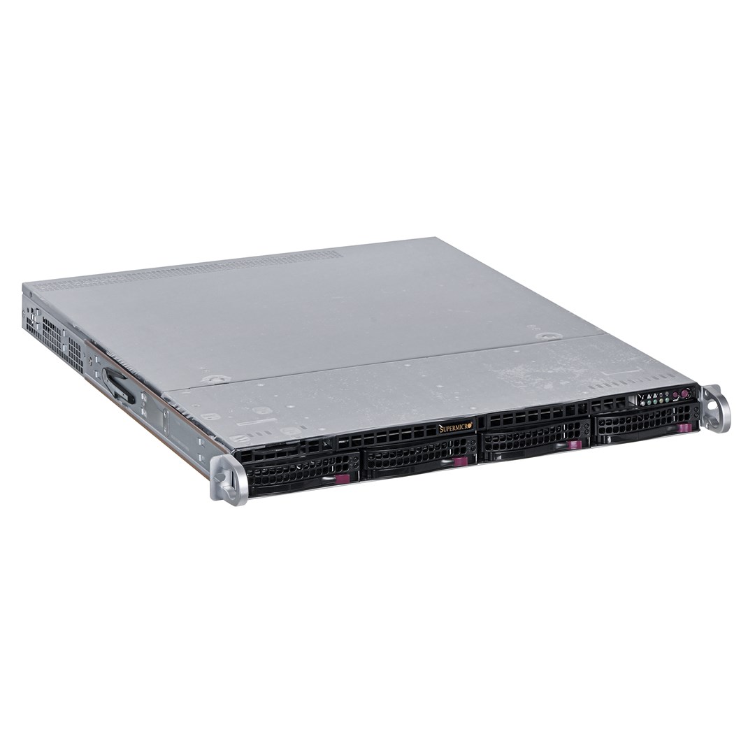 Supermicro  1U 4x3.5" hot-swap SAS/SATA