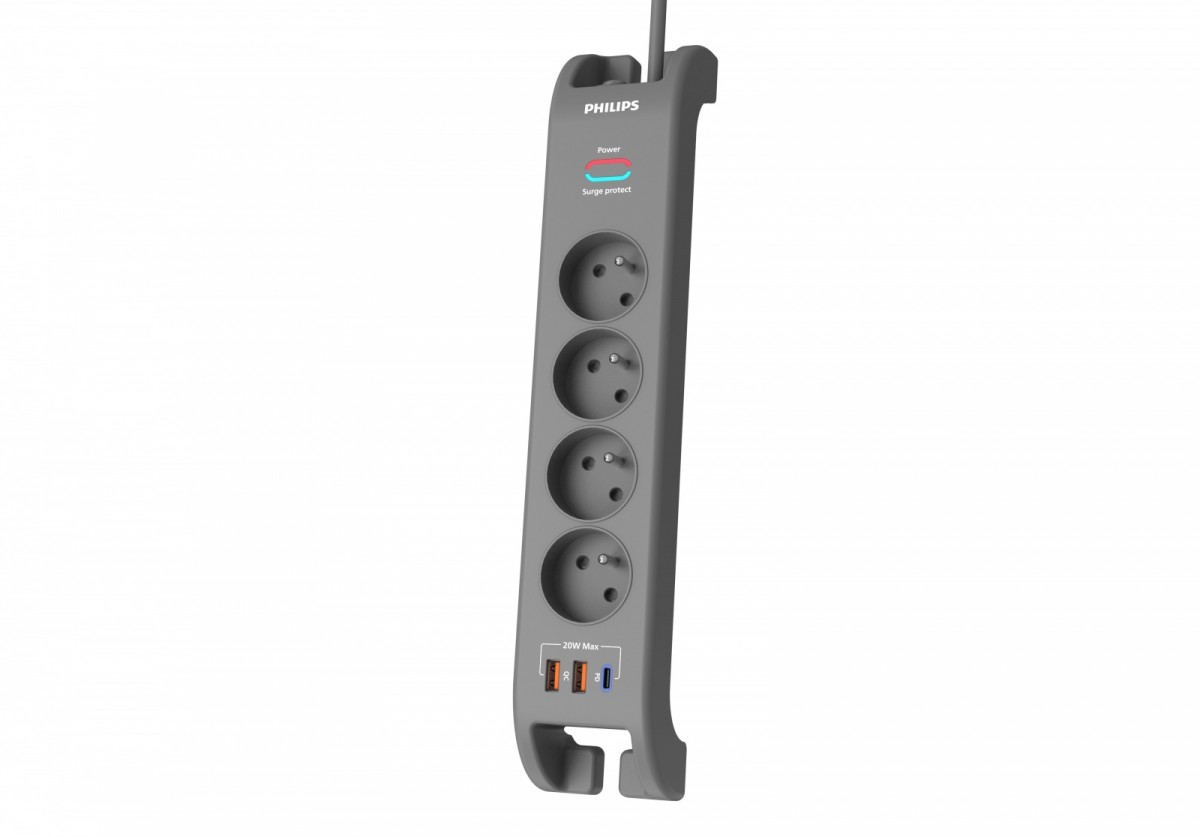 Philips  Surge protector power strip 4
