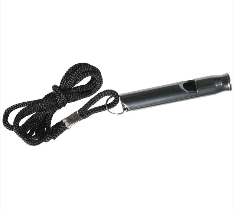 Helikon Survival whistle, aluminium , black |