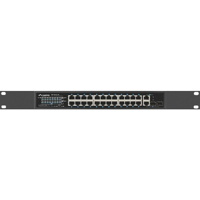 LANBERG  Switch 24x 100MB POE+ /2x