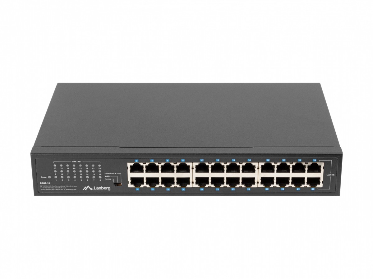 LANBERG Switch 24X 1GB Gigabit Ethernet