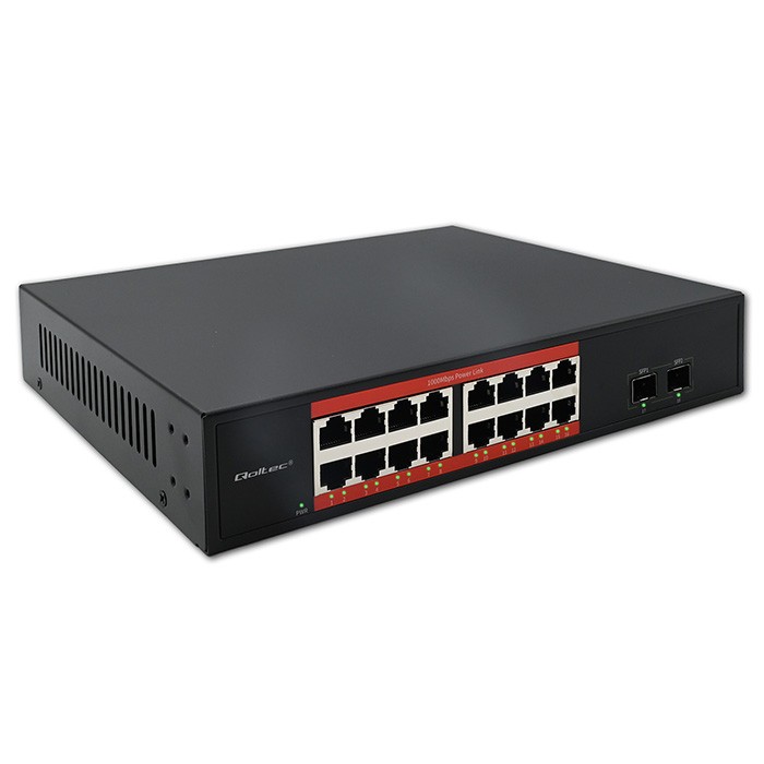 Qoltec SWITCH Gigabit Ethernet | 16x