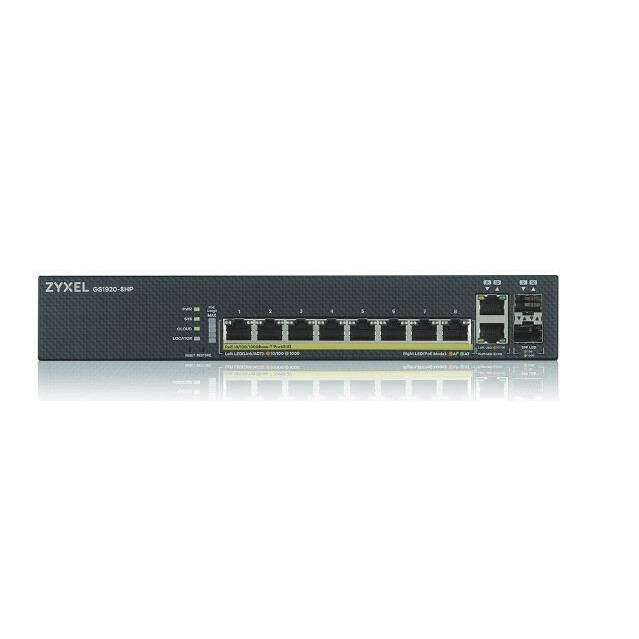 Zyxel  Switch GS1920-8HPv2 10Port Gb 2xGb