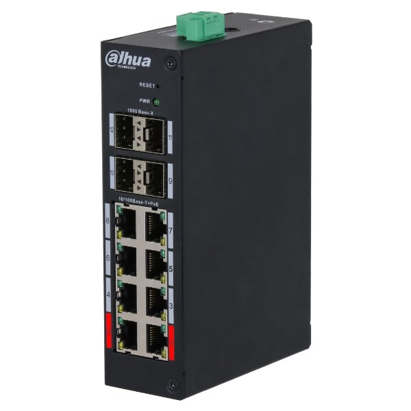 Dahua SWITCH POE HS4412-8ET-120 8-PORTOWY +