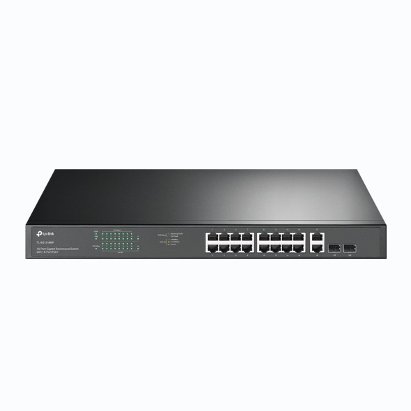 TP-LINK  Switch SG1218MP 16xGE PoE+ 2xGE