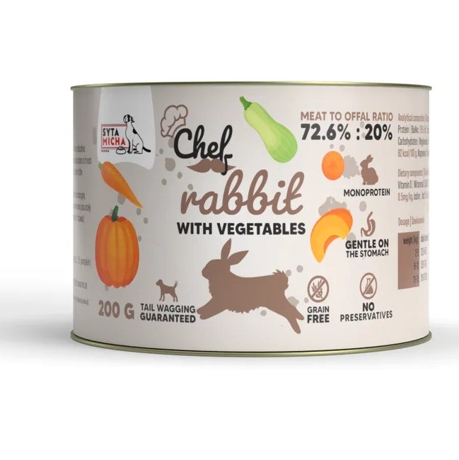 SYTA MICHA  Chef Rabbit with vegetables
