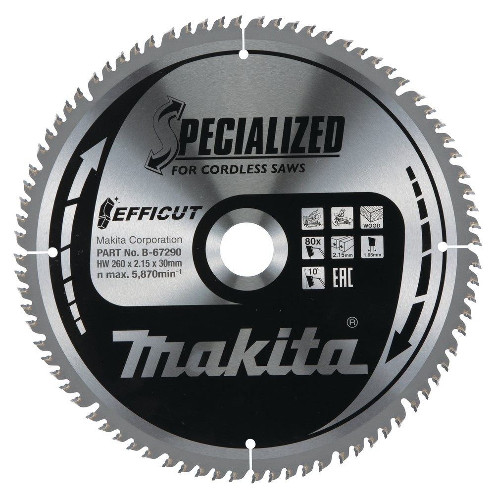 MAKITA T.C.T. saw blade