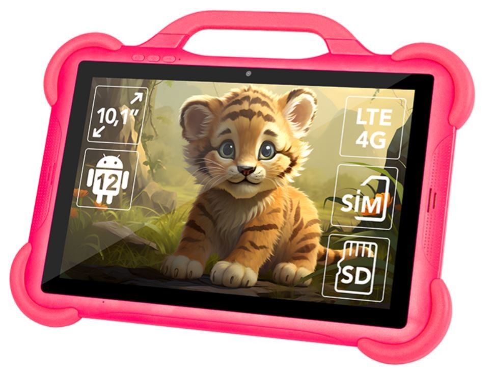 BLOW  Tablet KidsTAB10  4/64GB pink case