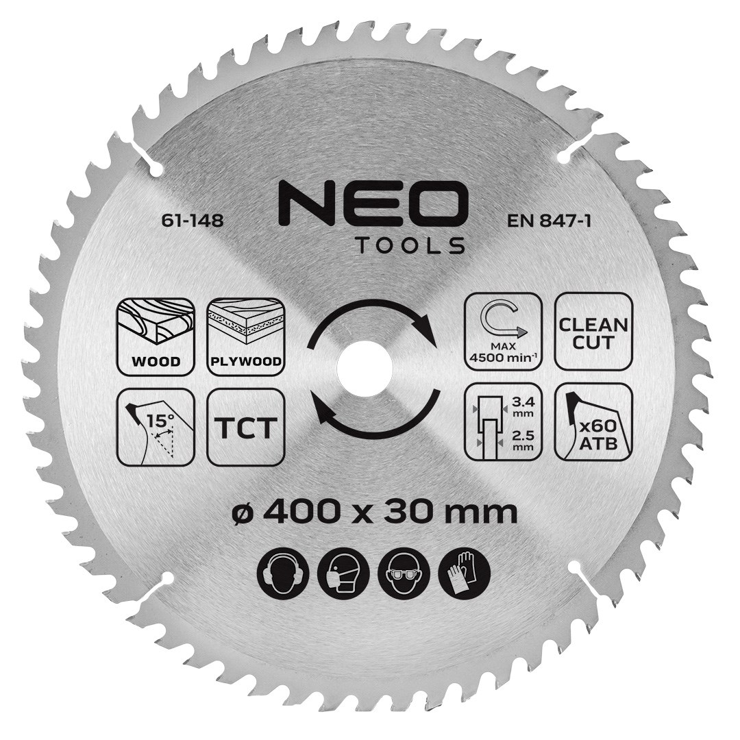 NEO TOOLS Tarcza do pilarki, widiowa