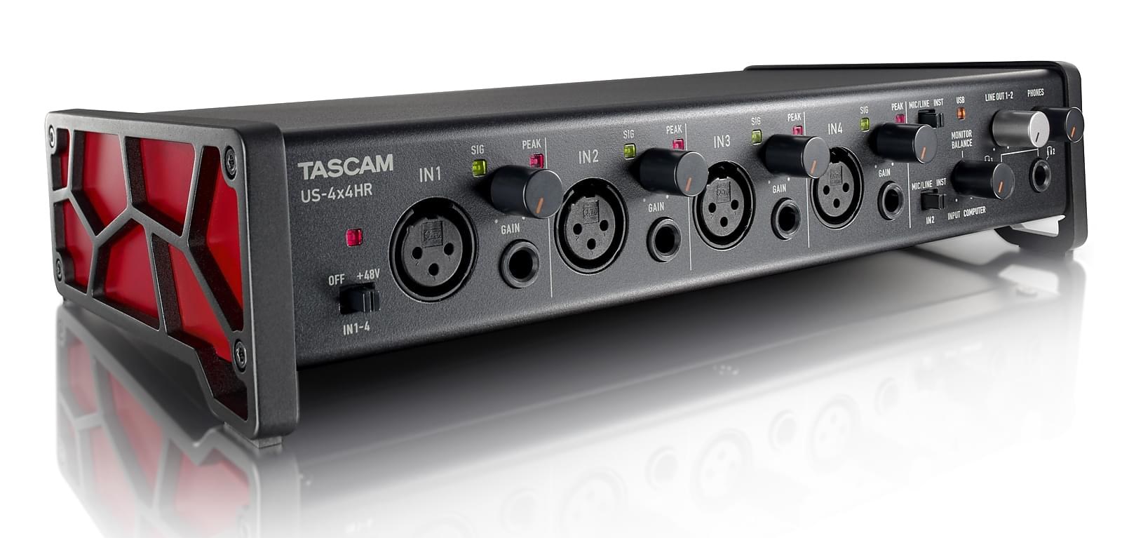 TASCAM  US-4X4HR recording audio interface |