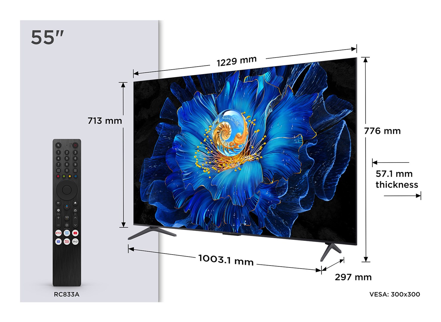 TCL  C6KS 55C6KS TV 139.7