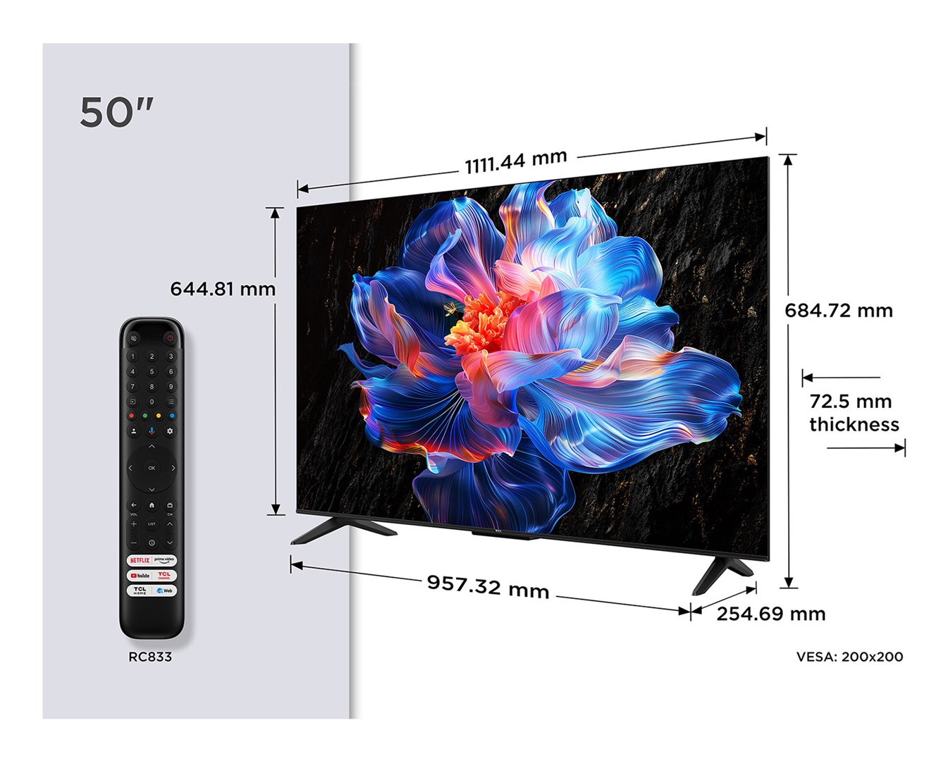 TCL  P6K 50P6K TV 127 cm