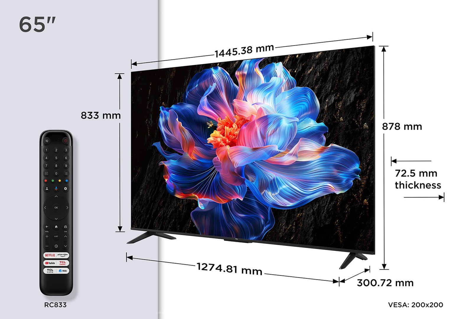 TCL V6C 65V6C TV 165.1