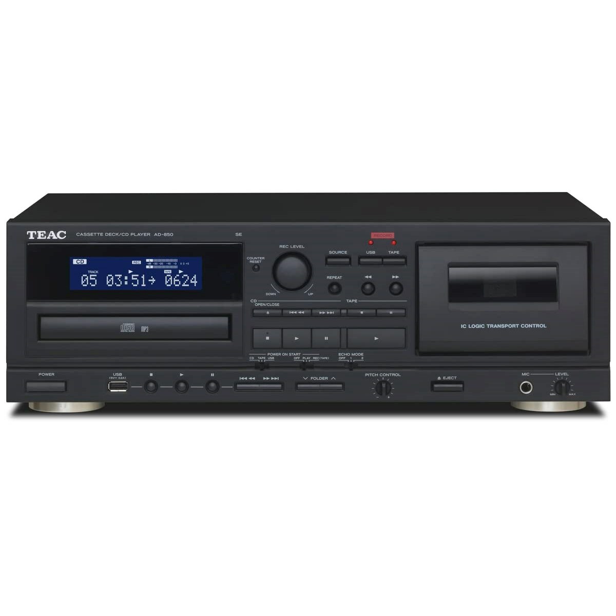 TEAC AD-850-SE/B CD player Black Personal