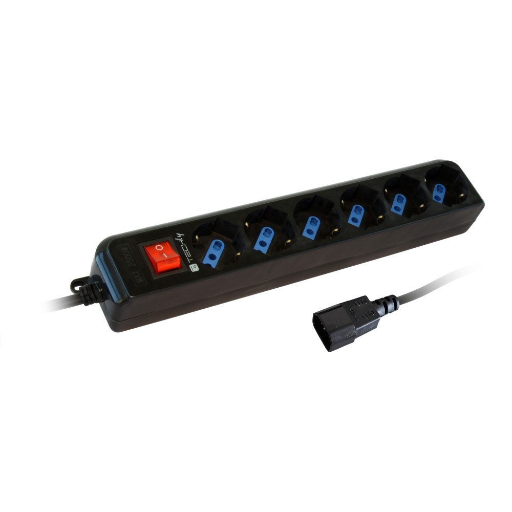 Techly  UPS power strip with 6