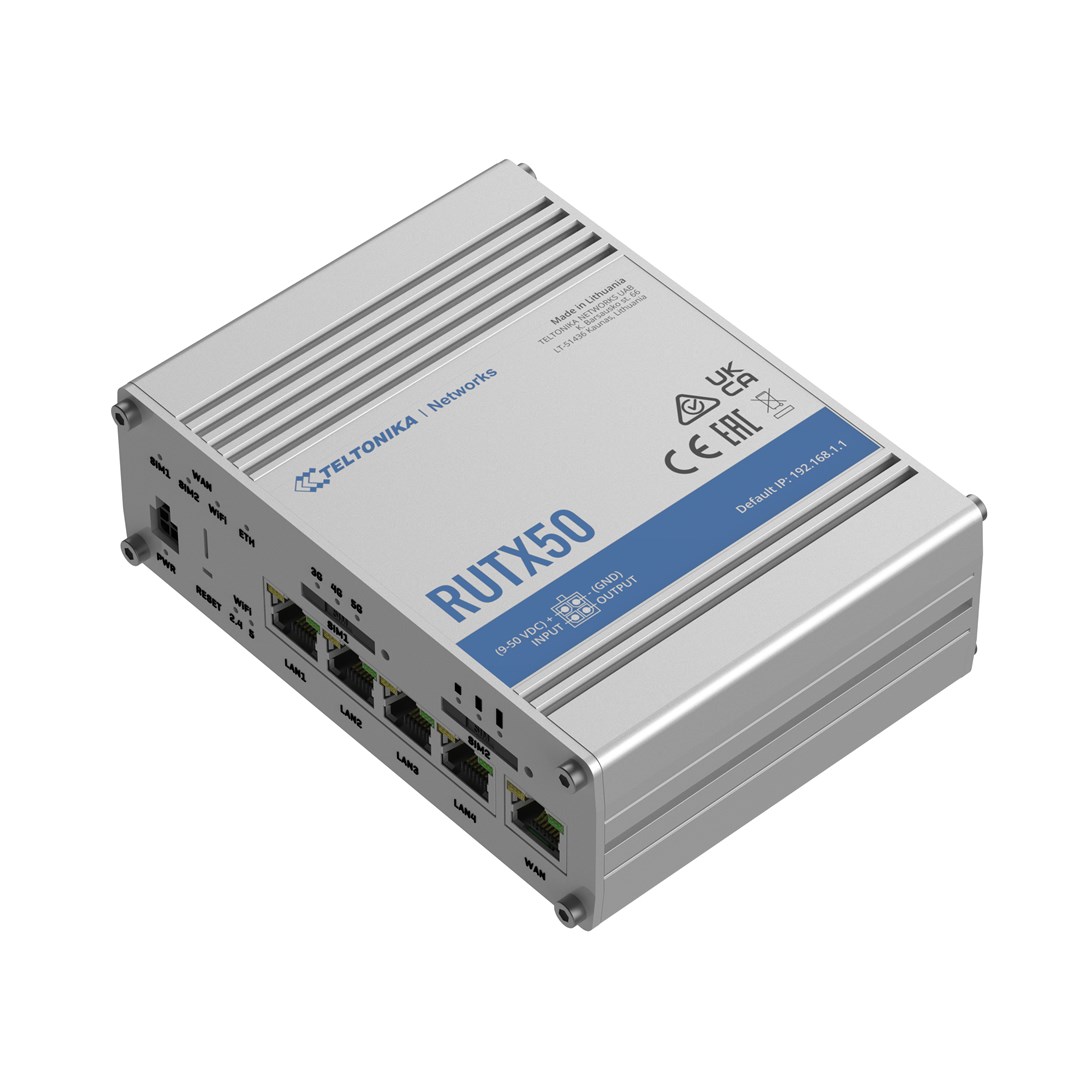Teltonika RUTX50 wireless router Gigabit Ethernet
