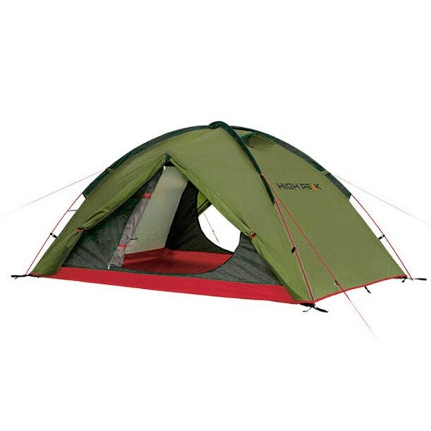 High Peak Tent  Woodpecker 3 green-red