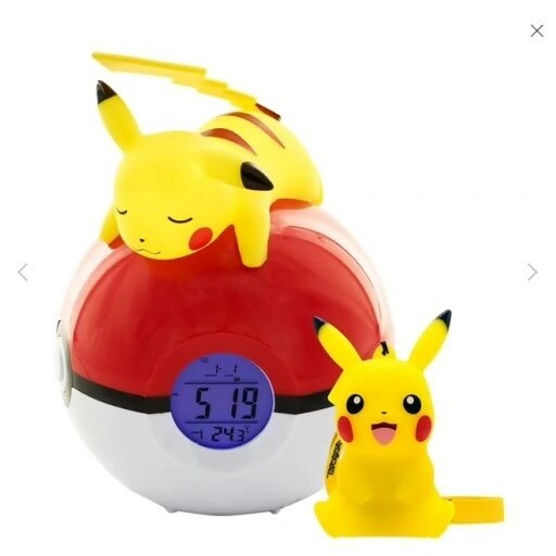TEKNOFUN TF POKEMON LIGHT-UP ALARM CLOCK