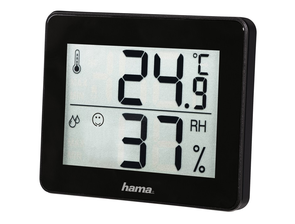 Hama Thermo/Hygrometr TH-130 black | 186361