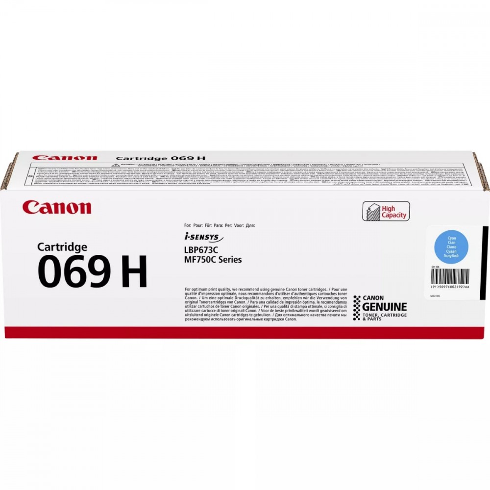 Canon  Toner 069 H CYAN 5097C002
