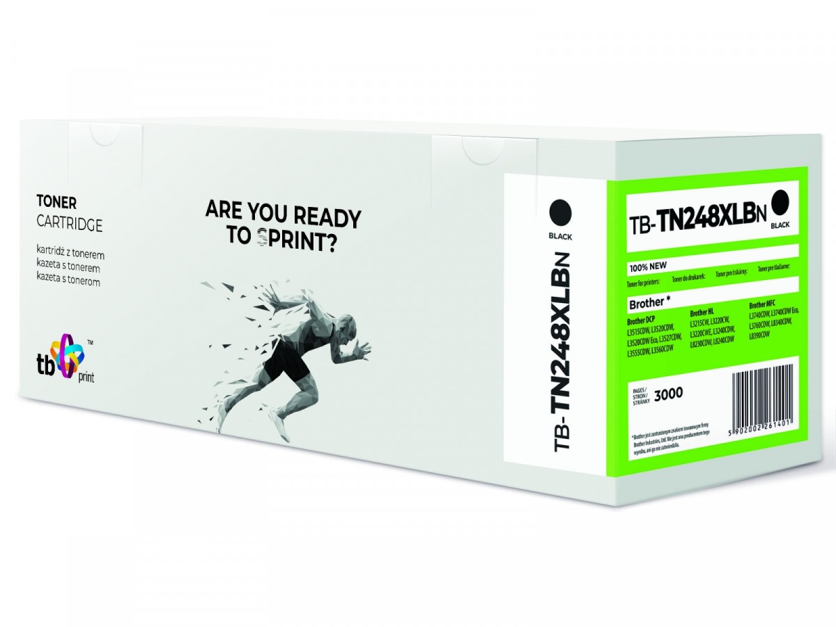 TB Print Toner for Brother TN248XLBK