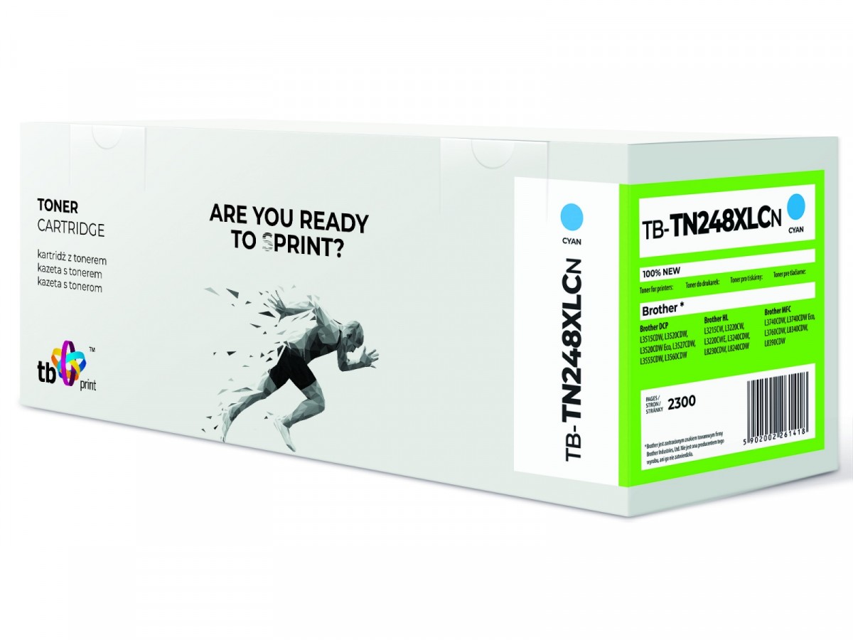 TB Print Toner for Brother TN248XLC