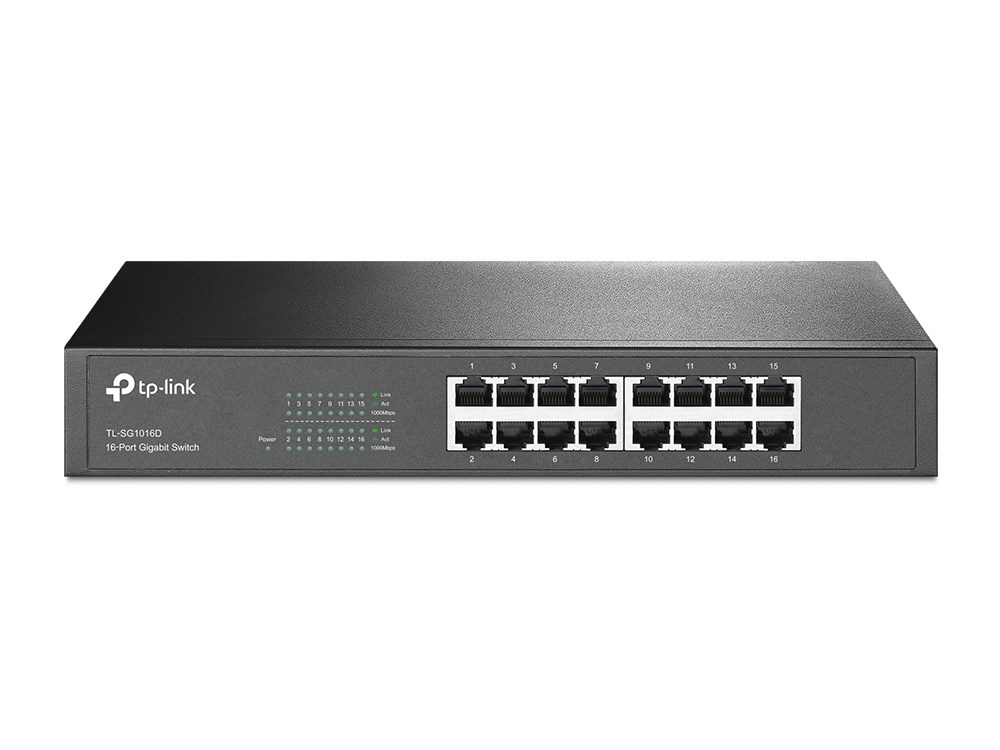TP-LINK  16-Port Gigabit Desktop/Rackmount Network Switch