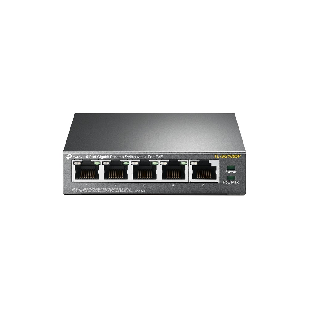 TP-LINK  5-Port Gigabit Desktop PoE Switch