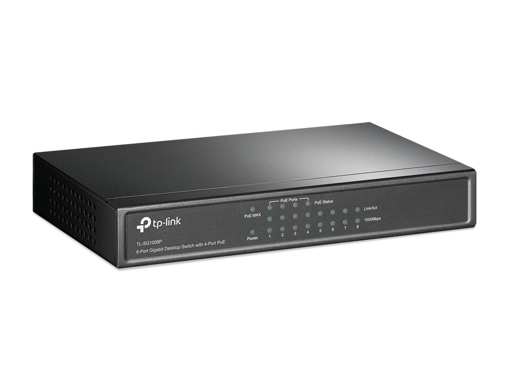 TP-LINK 8-Port Gigabit Desktop PoE Switch