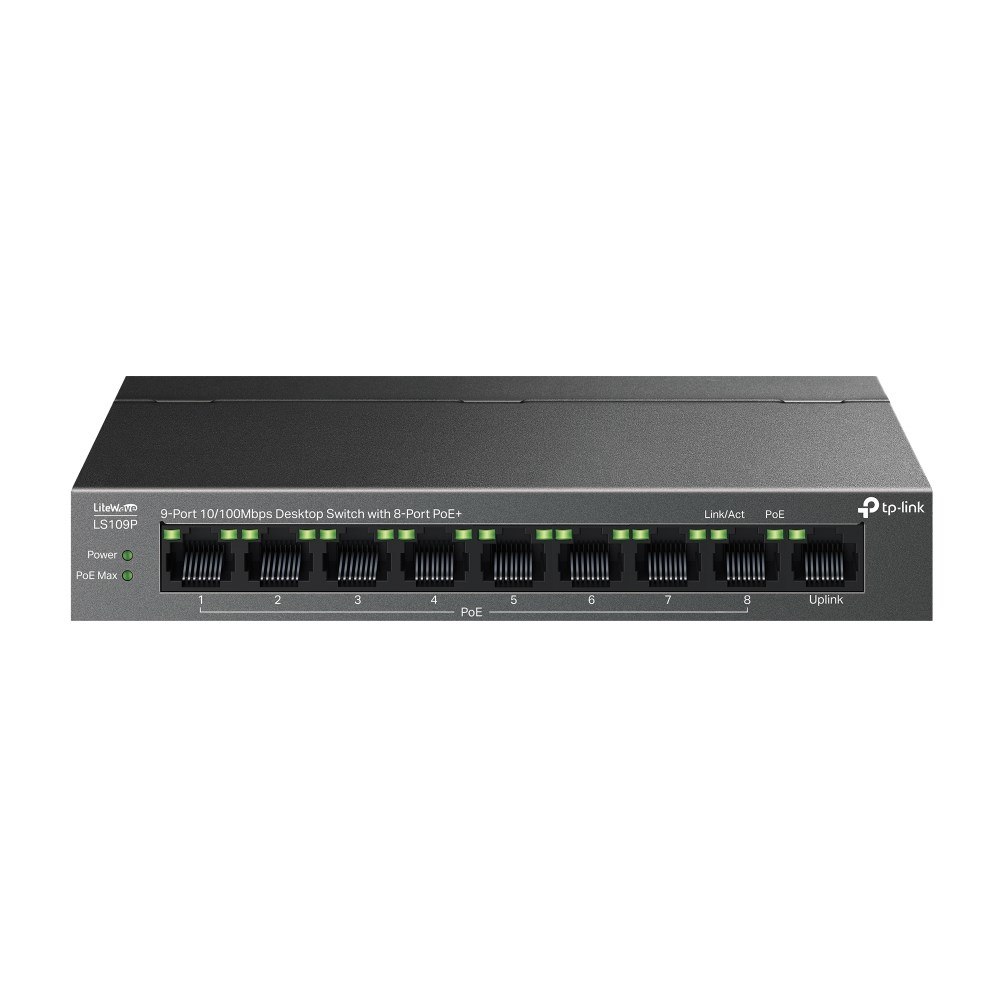 TP-LINK LiteWave LS109P network switch Unmanaged