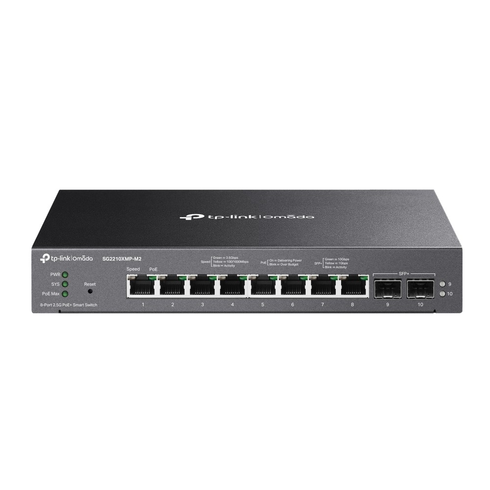 TP-LINK SG2210XMP-M2 sw itch 8x2.5GE