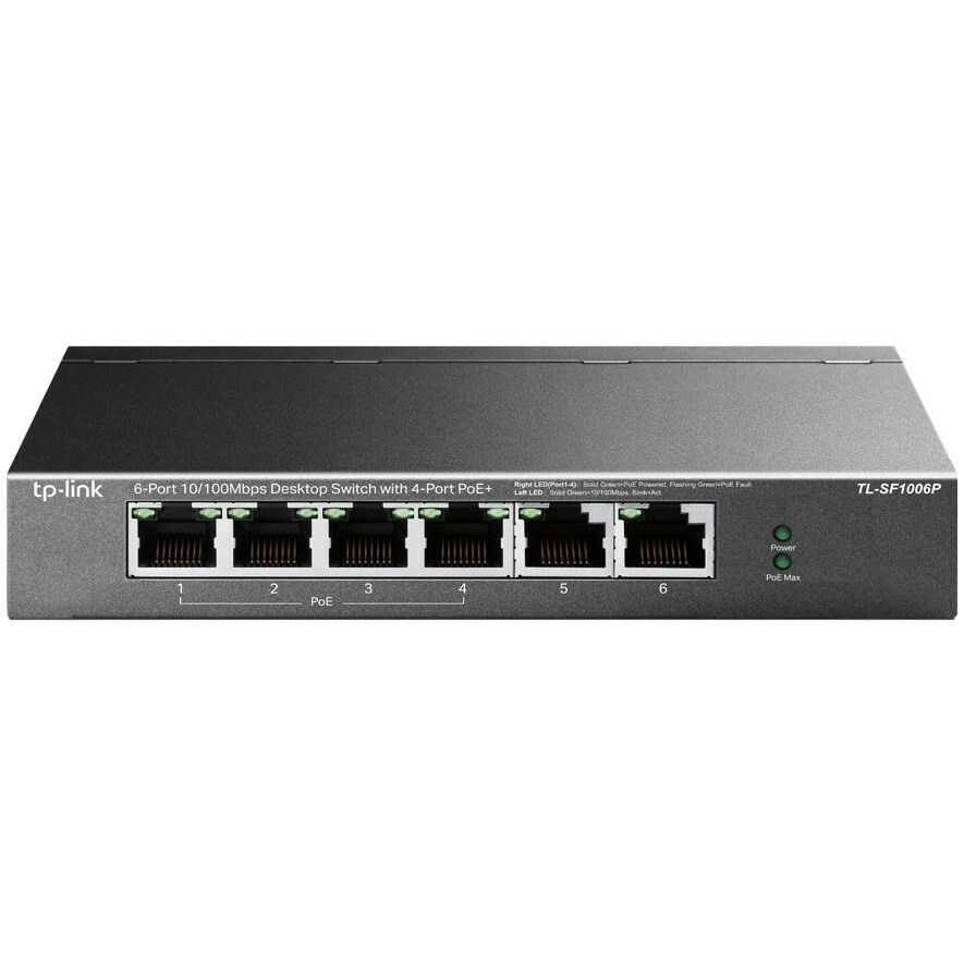 TP-LINK TL-SF1006P network switch Unmanaged Fast