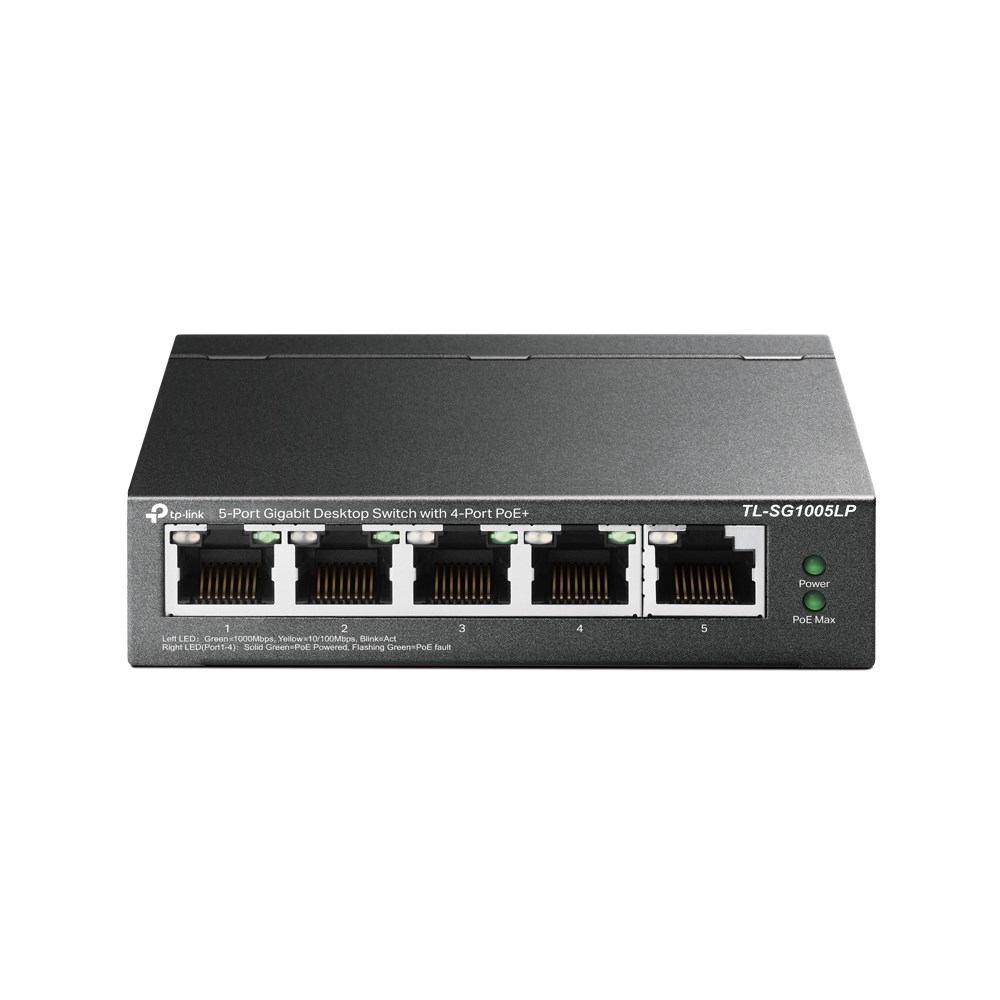 TP-LINK  SG1005LP Switch 5x1Gb (4xPoE+) |