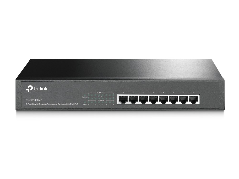 TP-LINK  TL-SG1008MP network switch Unmanaged Gigabit