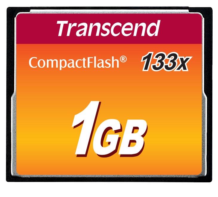 Transcend CompactFlash 133x 1GB | 0760557811190