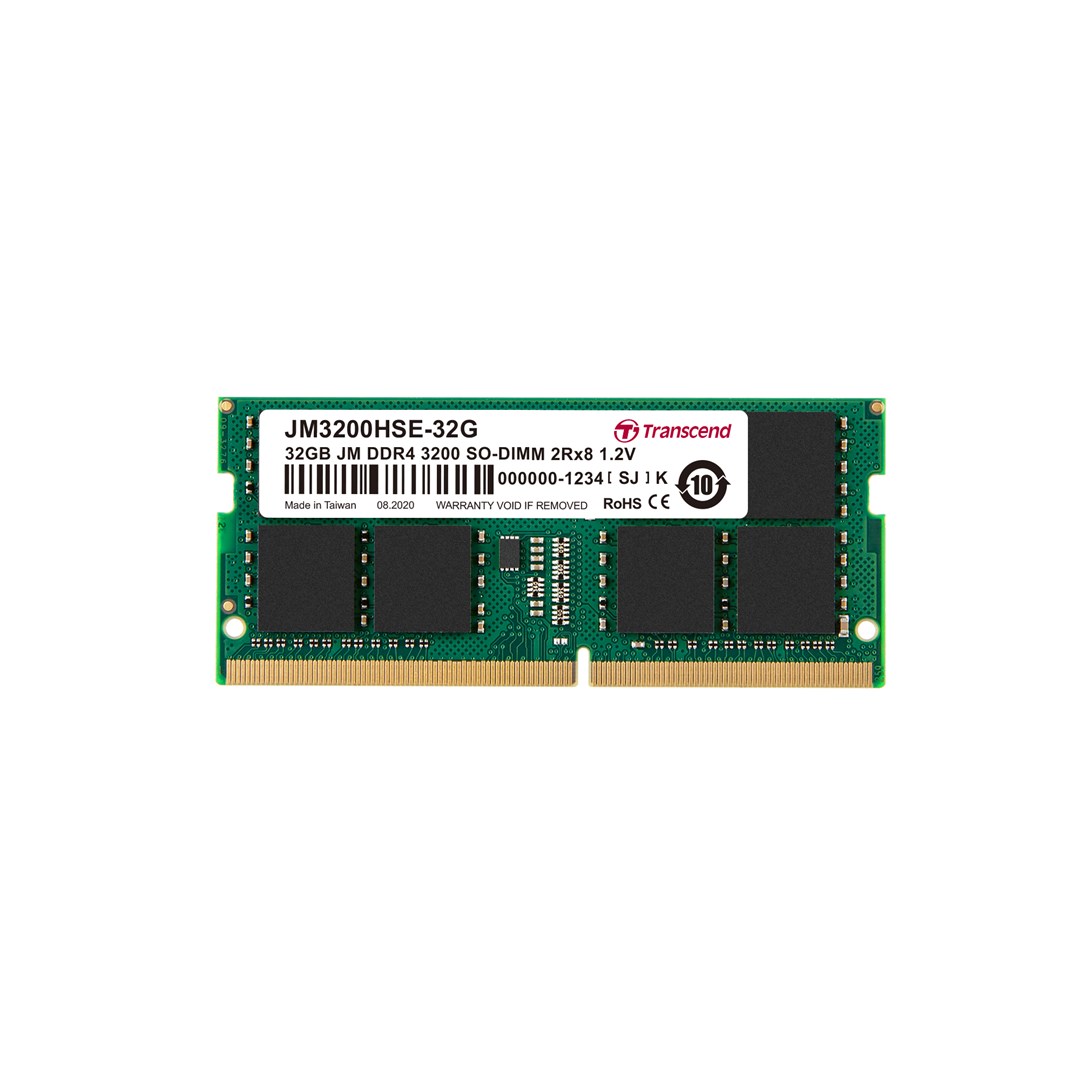 Transcend  JetRam DDR4-3200 SO-DIMM 32GB |