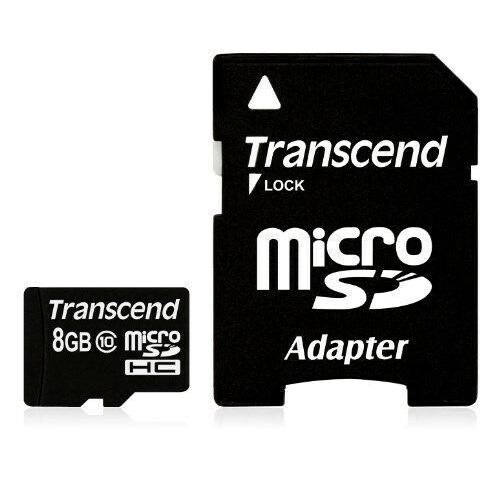 Transcend microSDXC/SDHC Class 10 8GB with