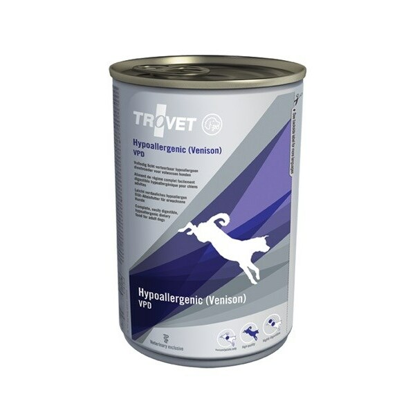 TROVET  Hypoallergenic VPD with venison -