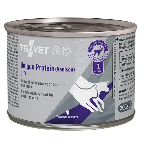 TROVET Unique Protein UPV Venison -