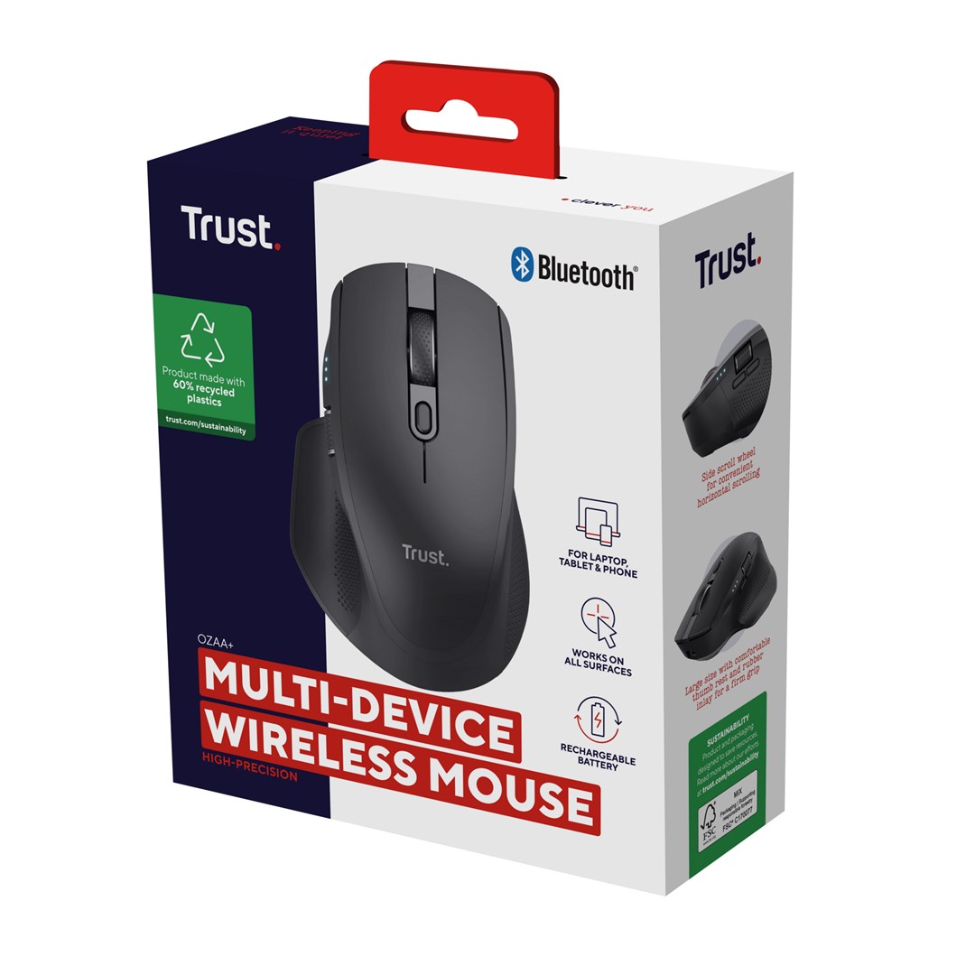 Trust Ozaa+ mouse Office Right-hand RF