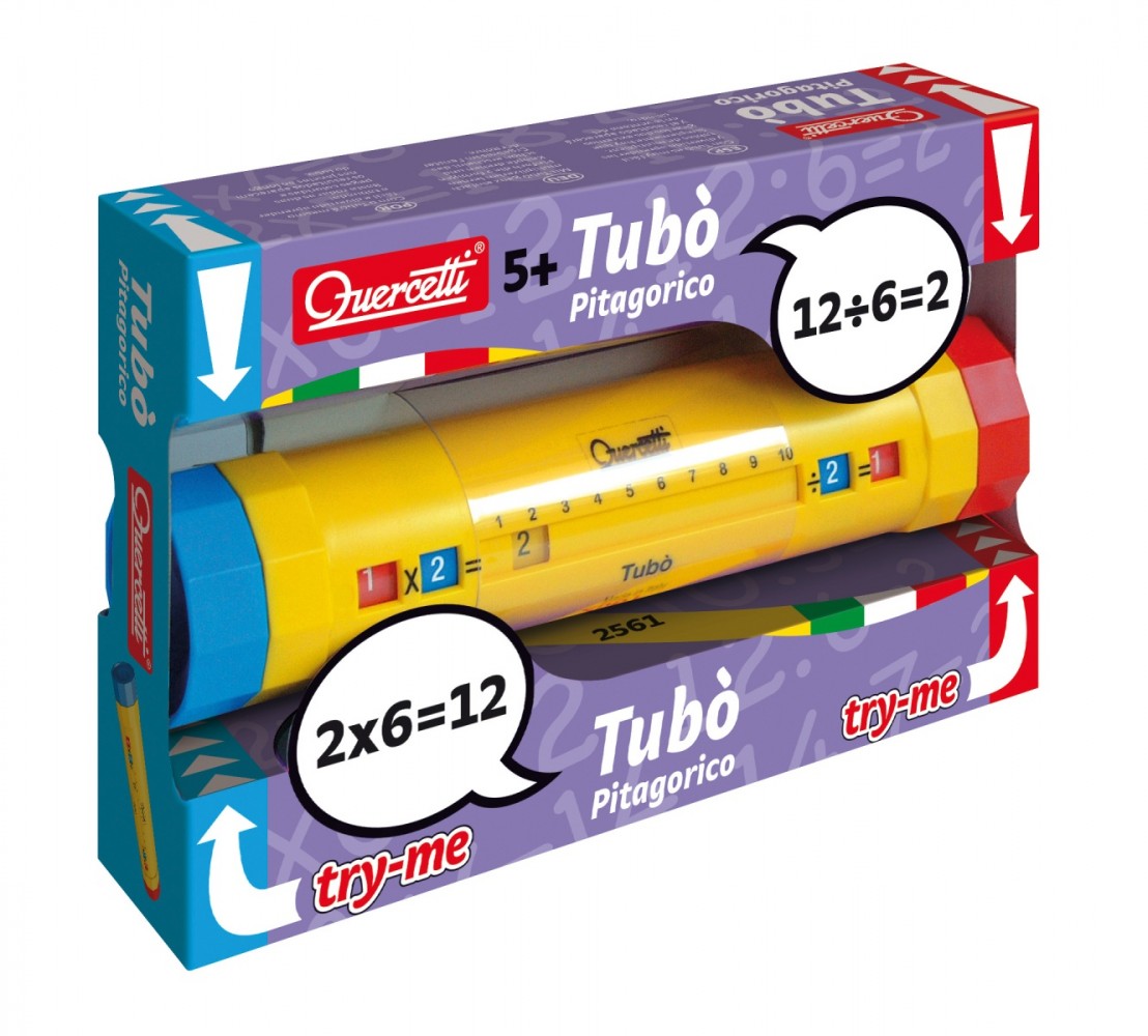 Quercetti  Tube for science multiplication tables