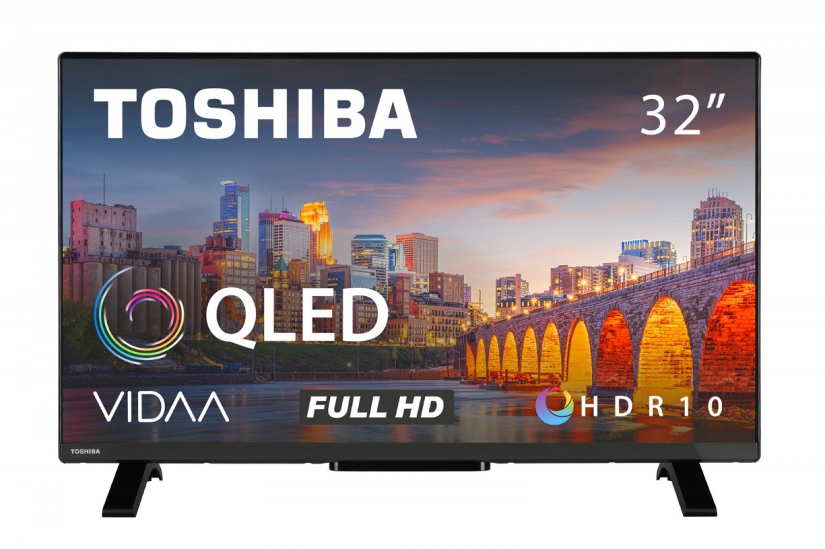 TOSHIBA TV QLED 32 inch 32QV2F63DG