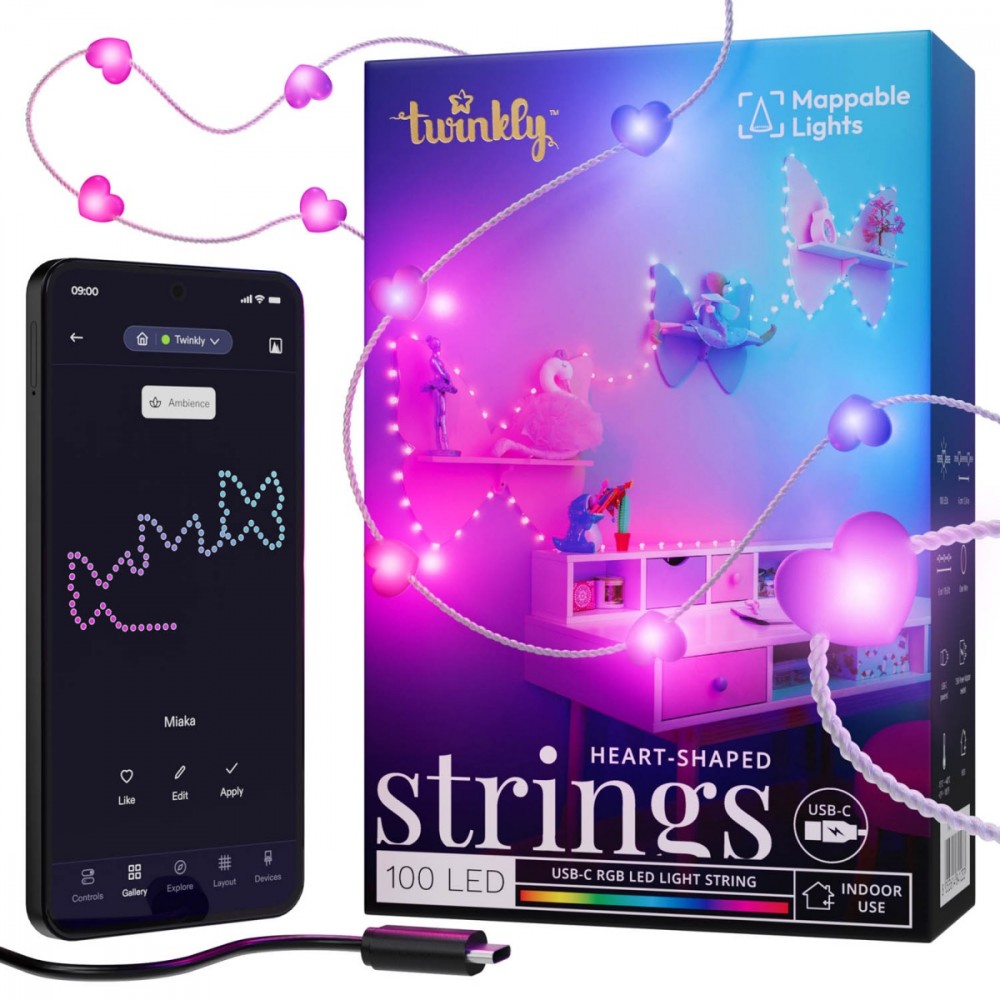 Twinkly Candies 100 LED RGB Transparent