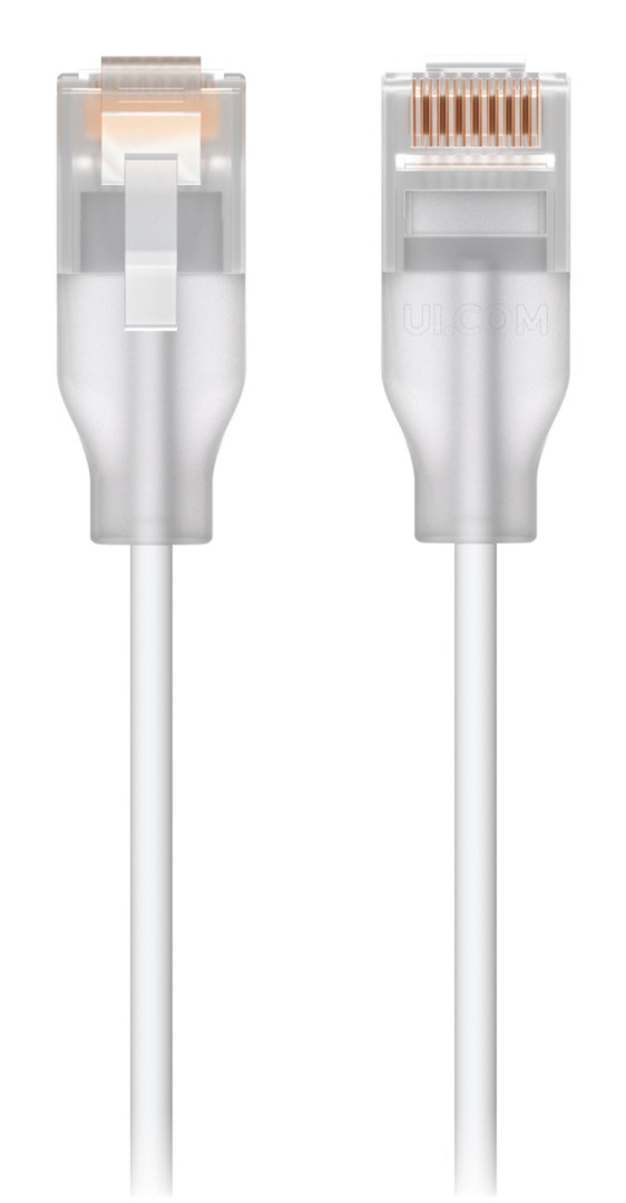 UBIQUITI  UACC-Cable-Patch-EL-15M-W networking cable Translucent, White
