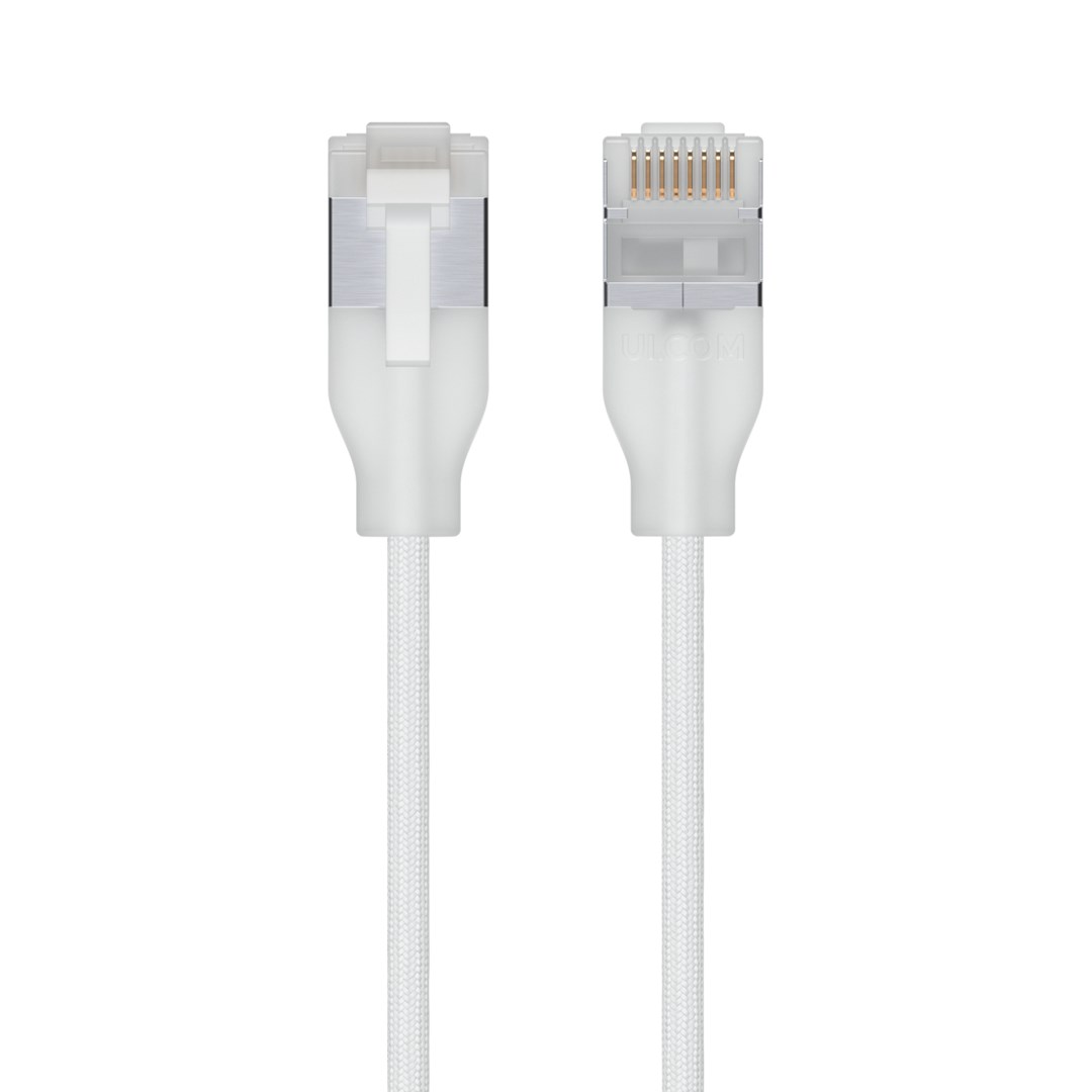 UBIQUITI UACC-Cable-Patch-EL-C6A-15M-W networking cable Translucent, White