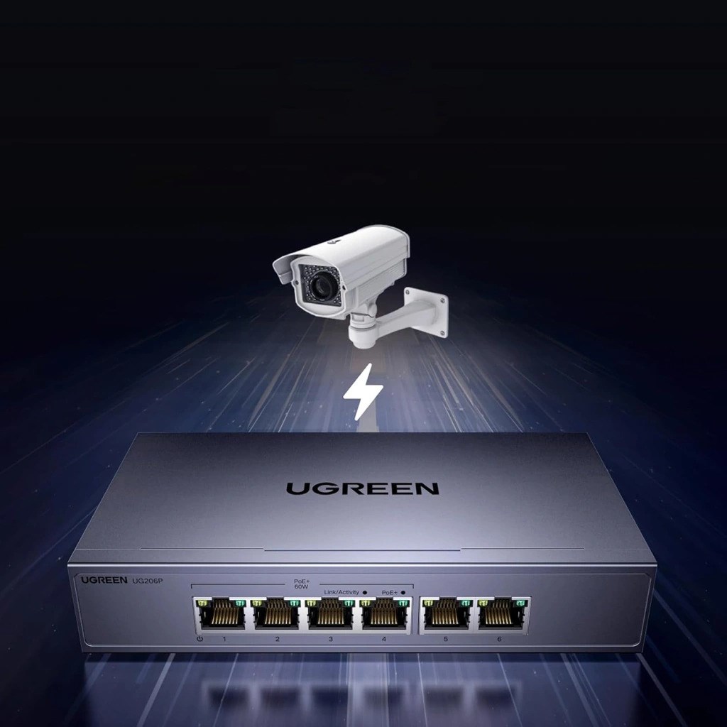 UGREEN  6-port Ethernet switch 1 Gbps