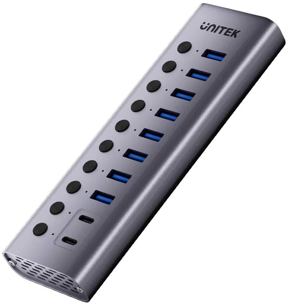 Unitek  Hub USB C/USB A 10in1