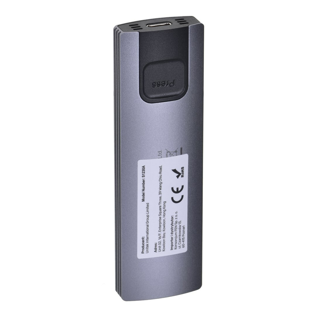 Unitek  Enclosure NVMe/SATA 10 Gbps uDrive