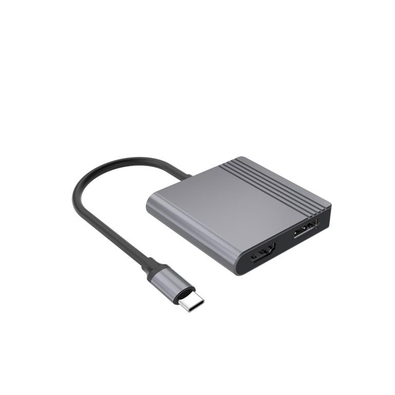 Gembird  USB-C adapter to HDMI+DP 4K