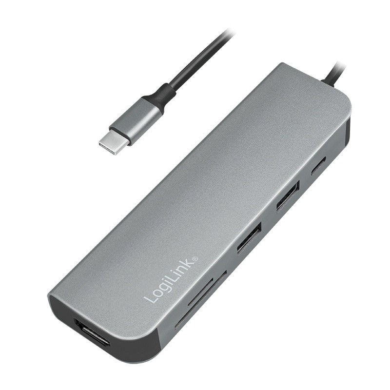 LogiLink USB-C multifunction HUB, HDMI,PD